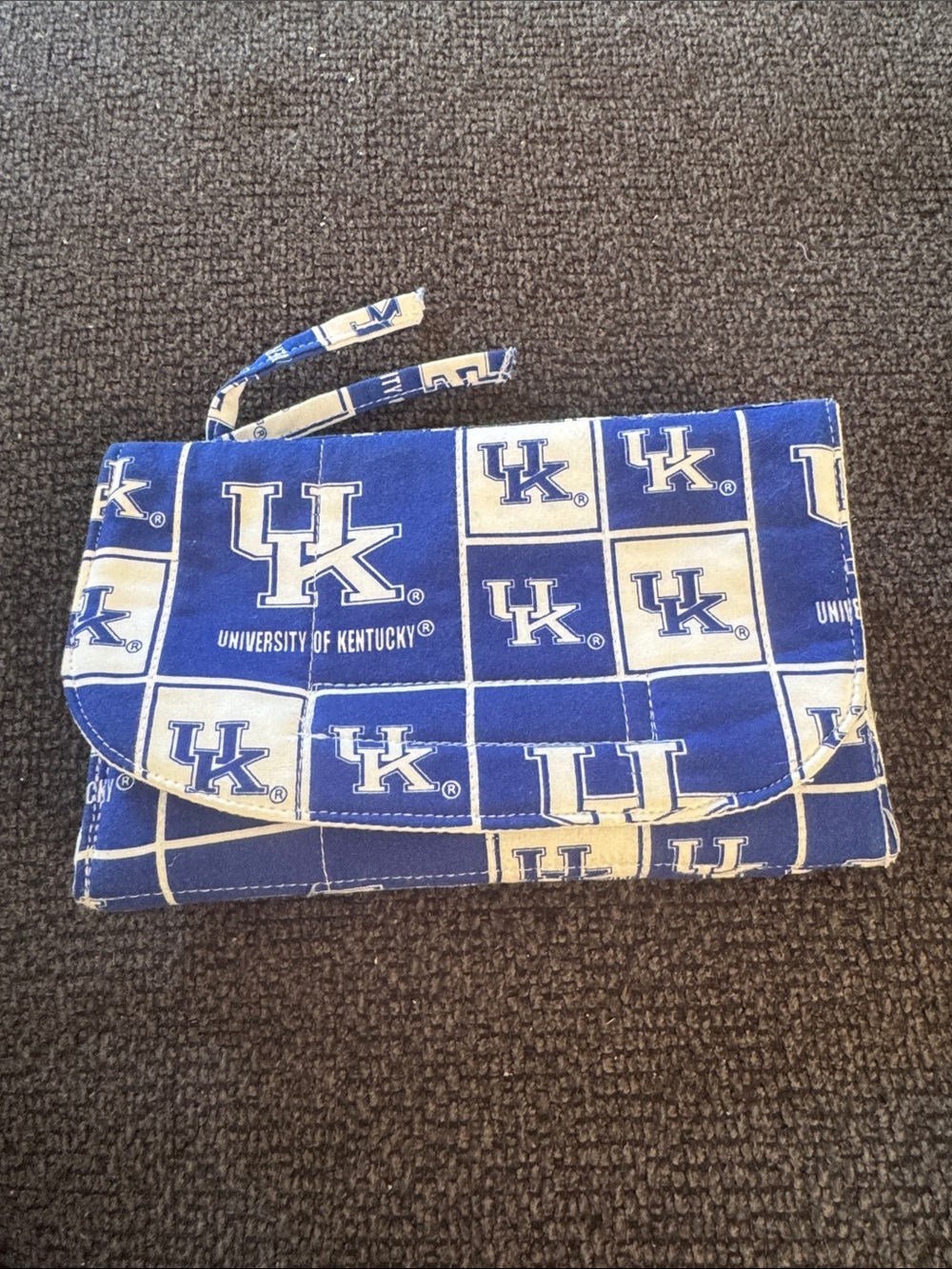 Handmade UK University of Kentucky Small Clutch Billfold Wallet